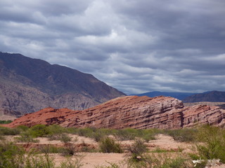 Fototapeta na wymiar Quebrada de las conchas, Argentine