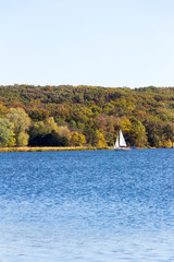 Sailboat in Fall