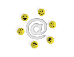 Smileys mit @