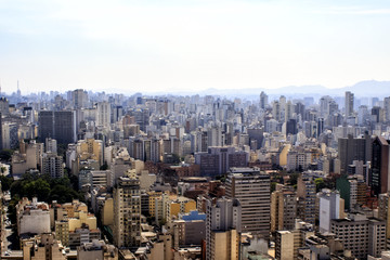 Sao Paulo Skyline, Aerial View 
