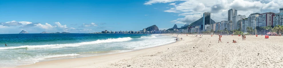 Foto op Plexiglas Copacabana, Rio de Janeiro, Brazilië Copacabana-strand, Rio