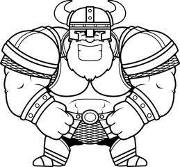Smiling Cartoon Viking
