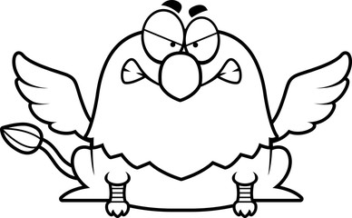 Angry Cartoon Griffin