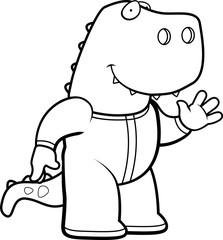 Cartoon Dinosaur Pajamas