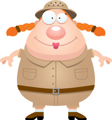 Happy Cartoon Explorer