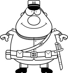 Happy Cartoon Union Soldier