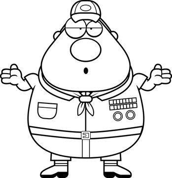 recommend clip art: Confused Cartoon Scoutmaster
