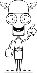 Cartoon Hermes Robot Idea