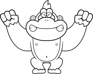 Angry Cartoon Gorilla