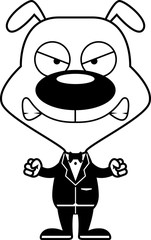 Cartoon Angry Groom Puppy