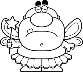 Cartoon Sad Tooth Fairy
