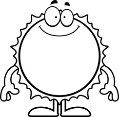 Fototapeta premium Happy Cartoon Sun