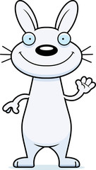 Cartoon Rabbit Waving