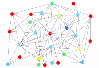 Network background with cable