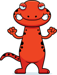 Angry Cartoon Salamander