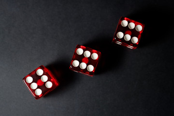 Red Sic Bo gambling  dice