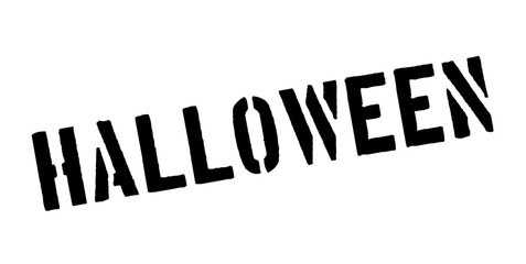Halloween rubber stamp. Grunge design with dust scratches. Effects can be easily removed for a clean, crisp look. Color is easily changed.