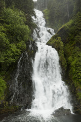 Waterfall in Red Bluff Bay, Alaska