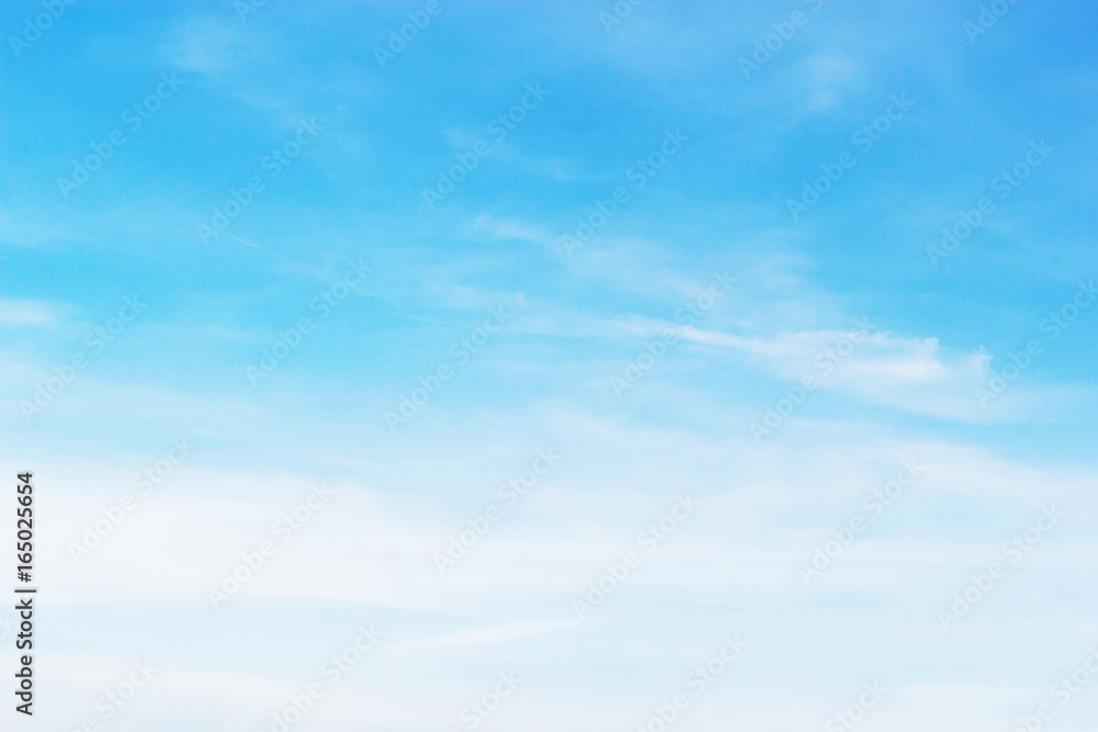 Canvas Prints soft white clouds against blue sky background and empty space for your design
