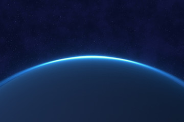 Blue Planet in Space