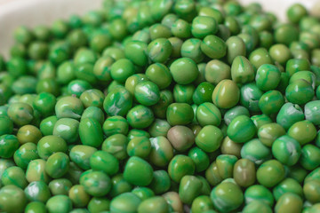 organic fresh peas