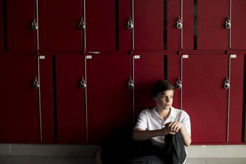 Young student torturing of school bullying