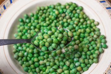 organic fresh peas
