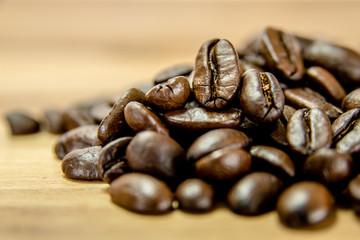 Roasted coffee beans