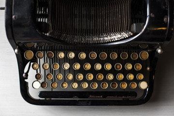Retro Typewriter Machine Old Style