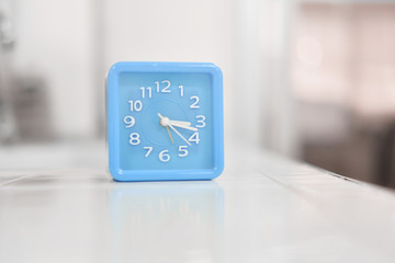 Blue clock