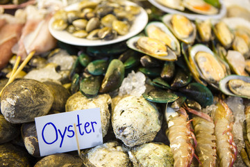 Fresh Shellfish Thai Street Food