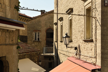 hausfassaden in san marino