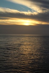 Naklejka premium zachód słońca