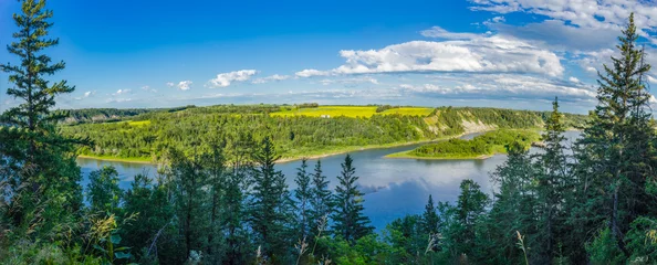 Foto op Plexiglas Alberta Landscape near city of Edmonton © vadimgouida