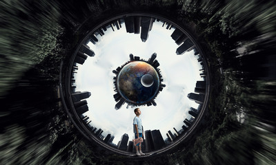 Business center background