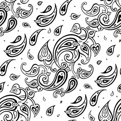 Paisley Ethnic ornament.