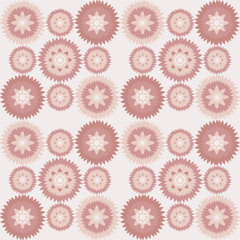 Pink seamless vintage ornament