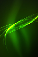 Obraz premium Vector glowing wave, smoke