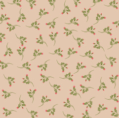 leaves flower pattern