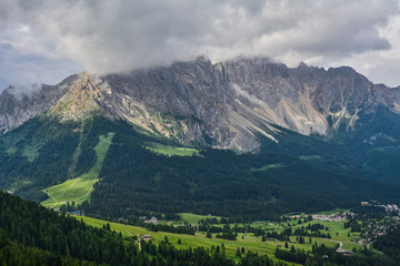 Fototapeta na wymiar Italy South Tyrol Dolomites Latemar mountain