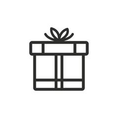 Gift Box vector icon.