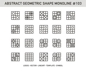 Geometric Shape Monoline