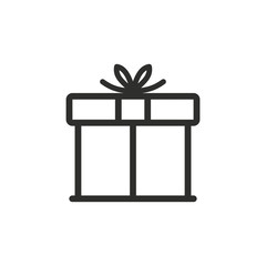 Gift Box vector icon.