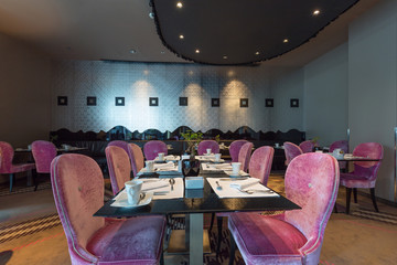 Modern luxury hotel lounge