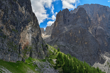 Italy south tyrol dolomites mountains Langkofel Plattkofel