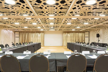 Interior of a modern luxury conference room