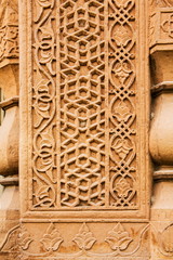 WALL PANEL DETAIL OF THE TOMB OF MOHAMMAD GHAUS, GWALIOR, MADHYA PRADESH