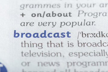 Obraz premium Dictionary definition of word