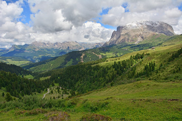 Italy south tyrol dolomites mountains Plattkofel