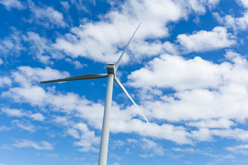 Fototapeta premium Wind turbine with sky